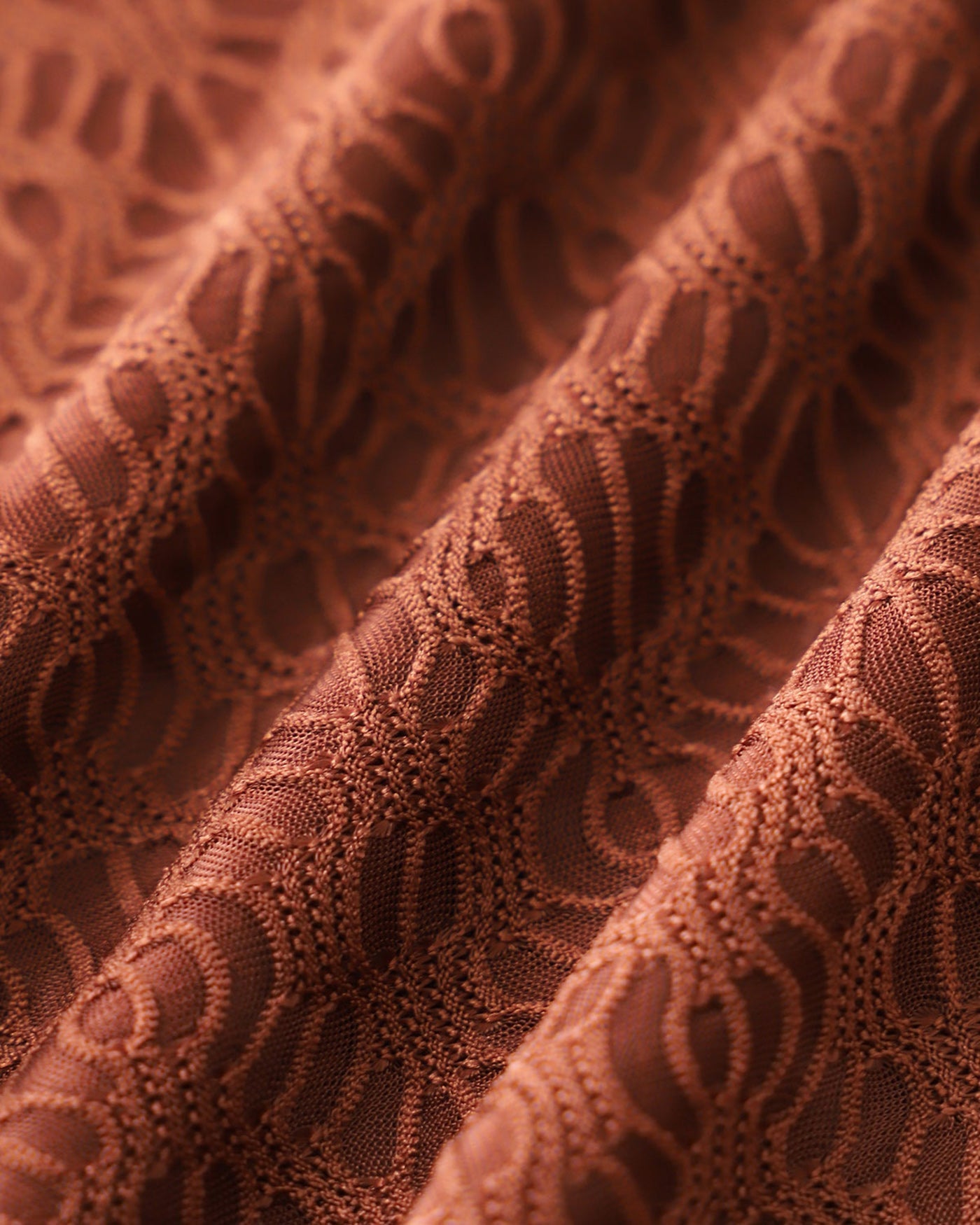 Brown Jacquard Three-Piece Set