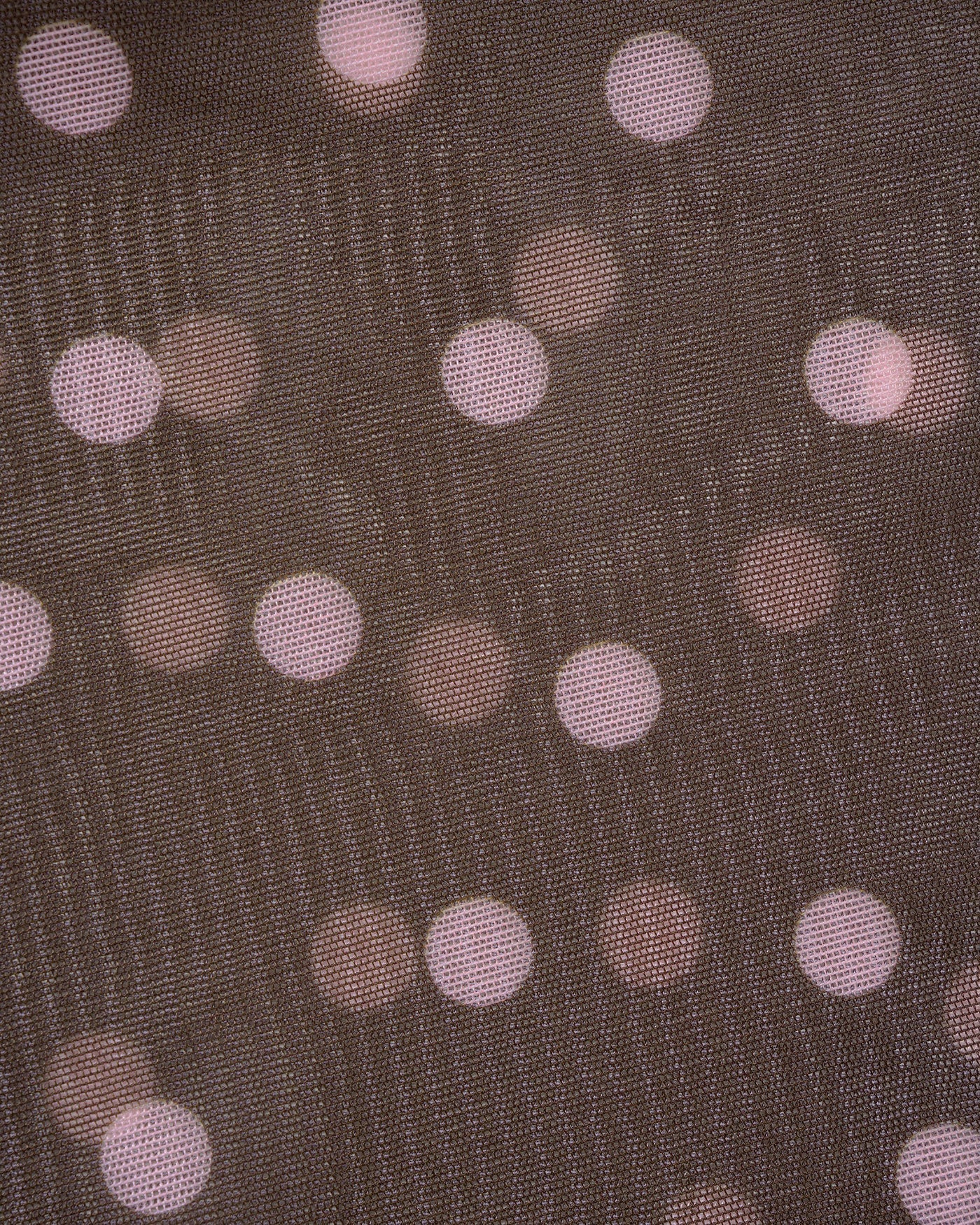 Coffee V Neck Polka Dot Tankini Set