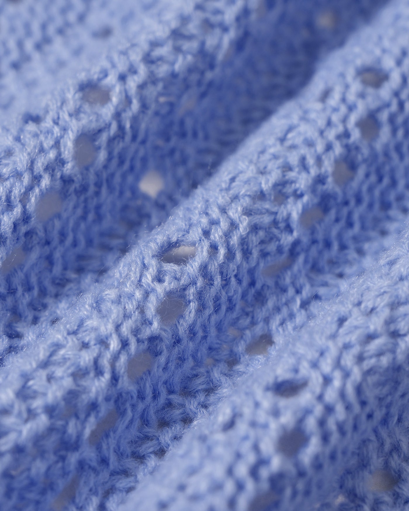 Blue Textured Contrasting Cover-up