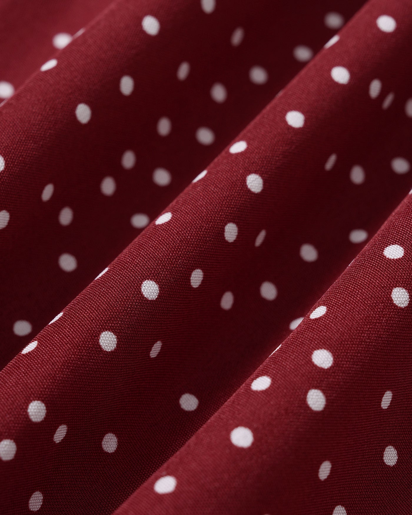 Red Butterfly Sleeve Polka Dot Midi Dress