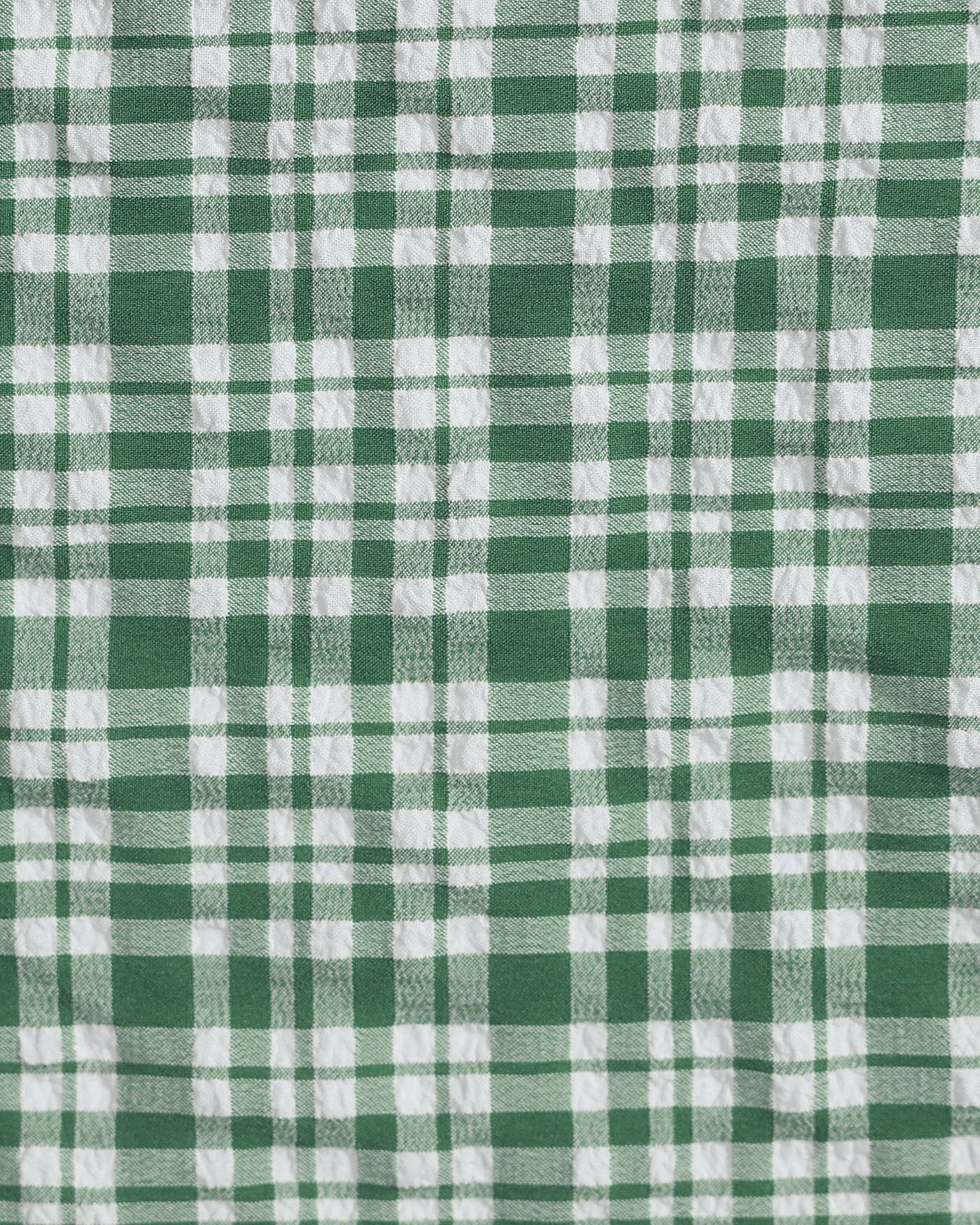 Green Plaid Drawstring Bikini Set