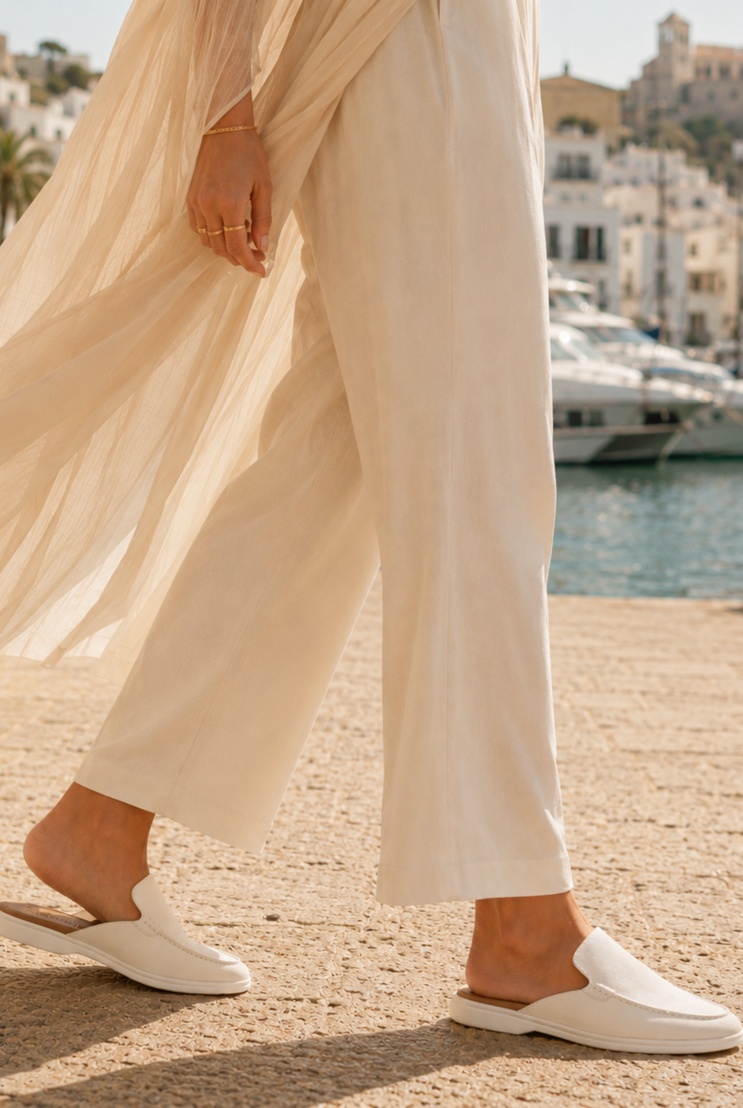 Visconti Yatch Mule Woman - Cammello