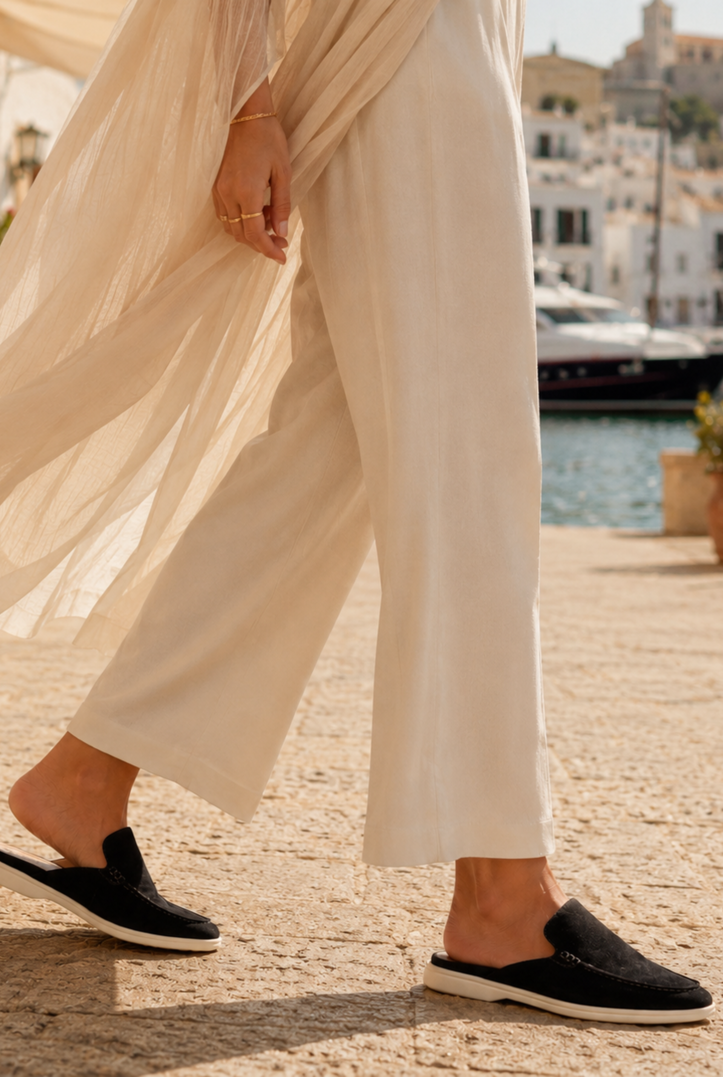 Visconti Yatch Mule Woman - Cammello