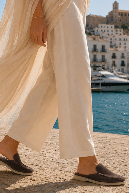 Visconti Yatch Mule Woman - Bianco