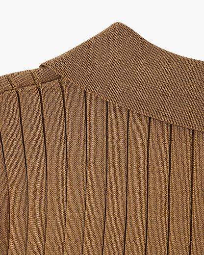 Visconti Knitted Polo Shirt - Verde