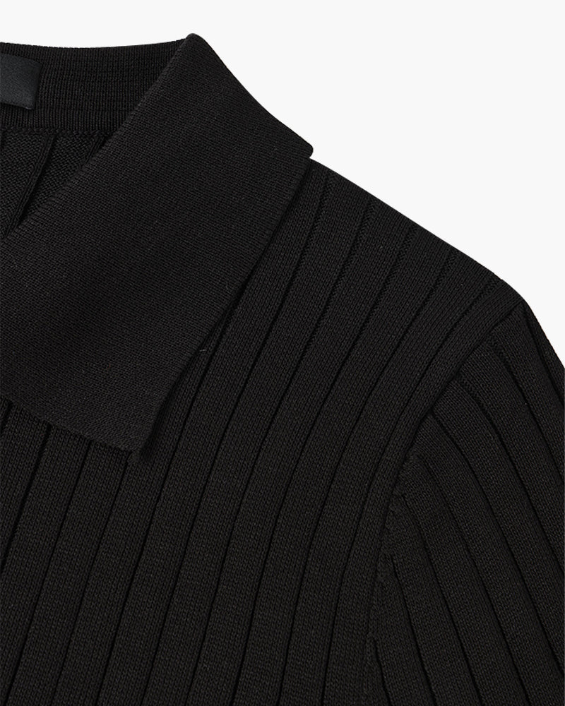 Visconti Knitted Polo Shirt - Verde