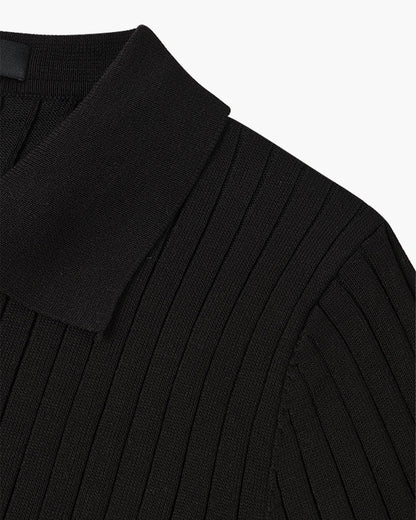 Visconti Knitted Polo Shirt - Verde