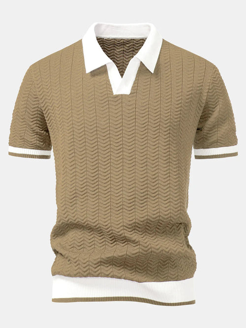 Visconti Polo in maglia Ascot - Beige