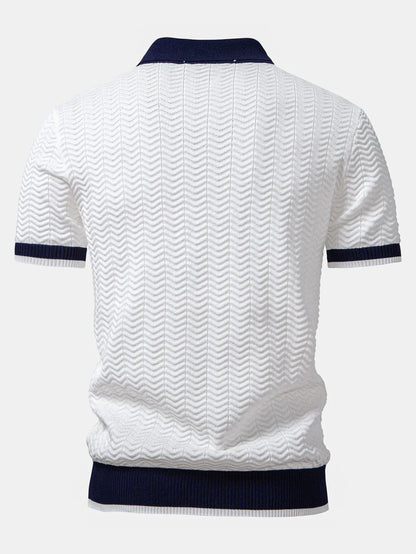 Visconti Polo in maglia Ascot - Beige