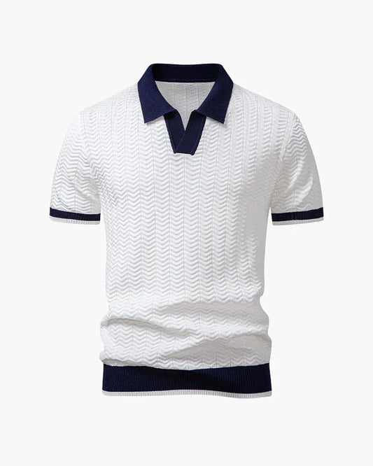 Visconti Polo in maglia Ascot - Bianco