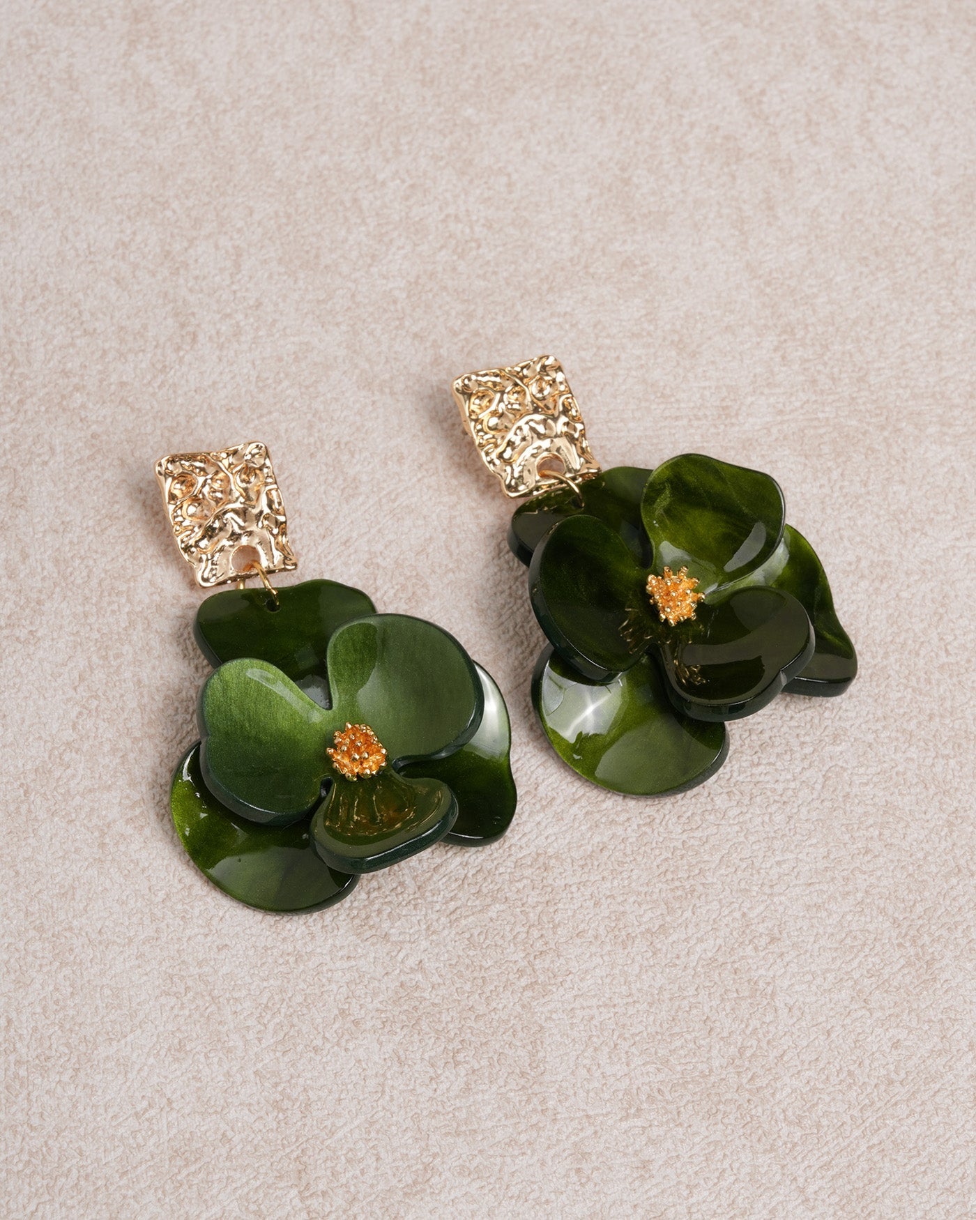 Green Earrings