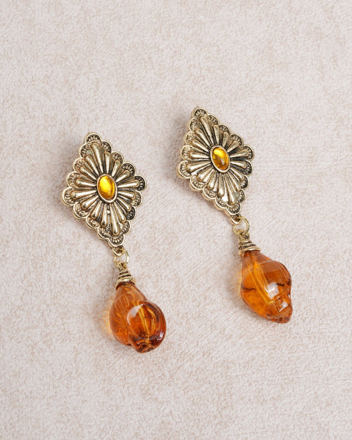 Orange Earrings