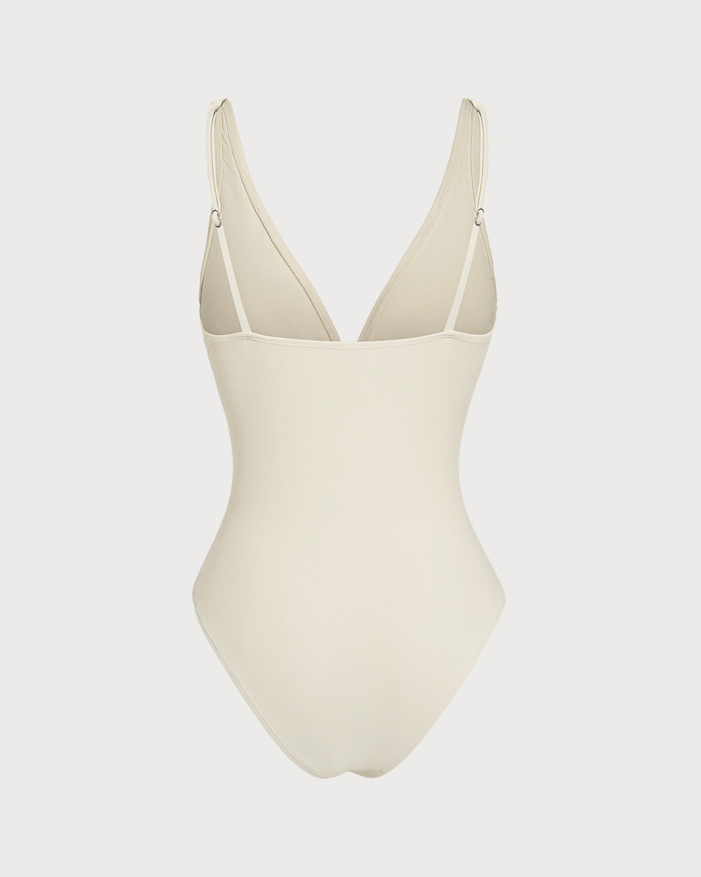 Off White Bralette One Piece Swimwear