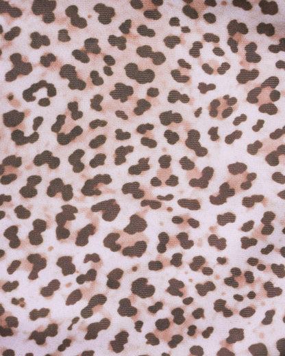 Leopard Print Halter Bikini Set