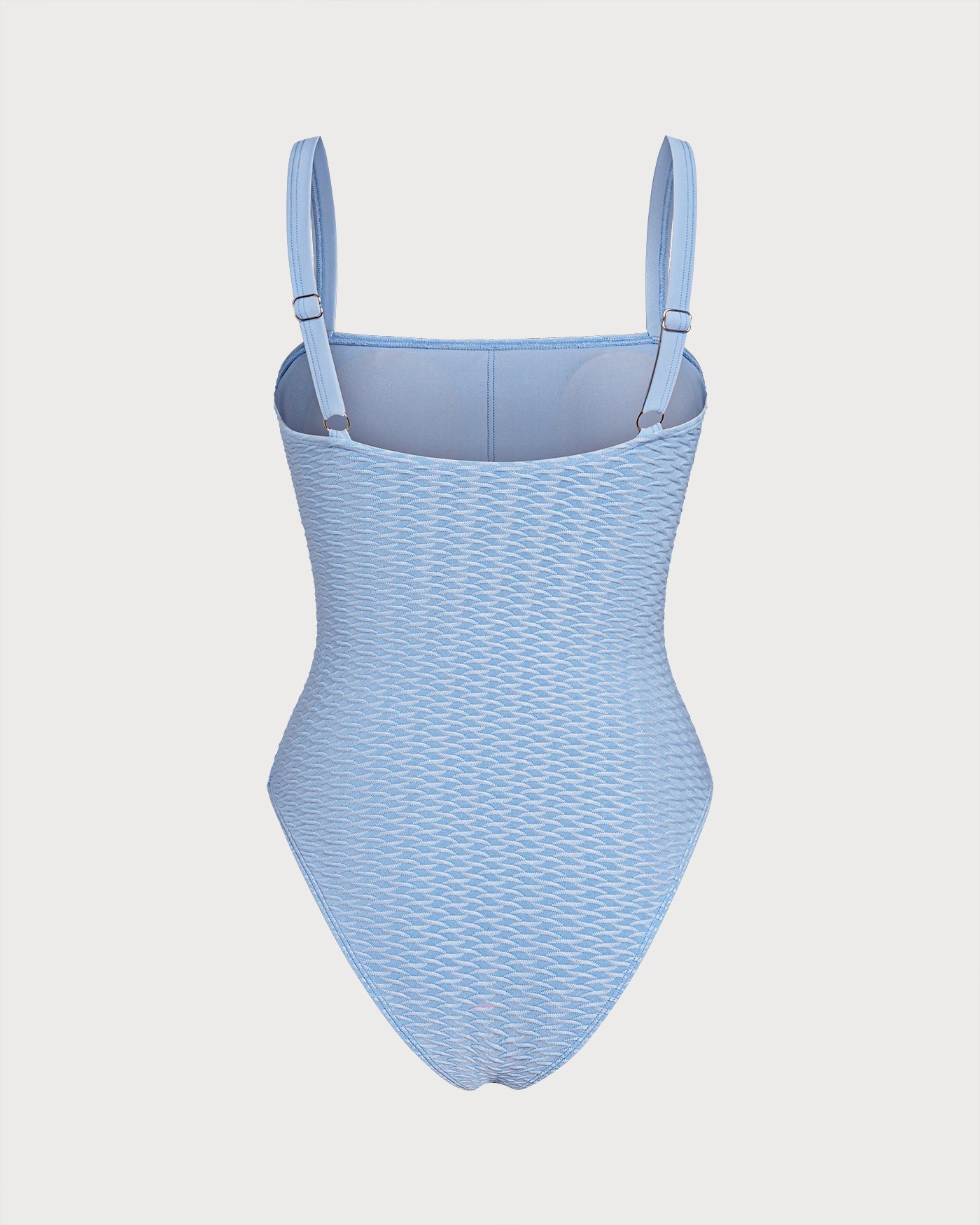 Blue O-Ring Bandeau One Piece Swimwear