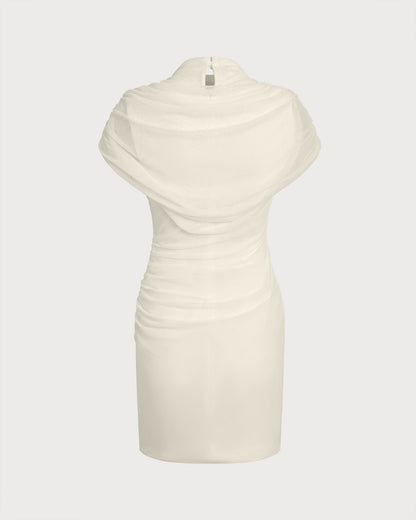 Apricot Turtle Bodycon Mini Dress