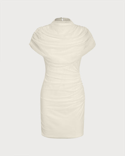 Apricot Turtle Bodycon Mini Dress
