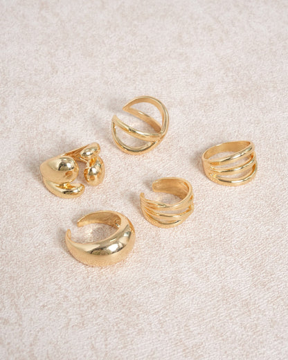 Gold Alloy Open Ring