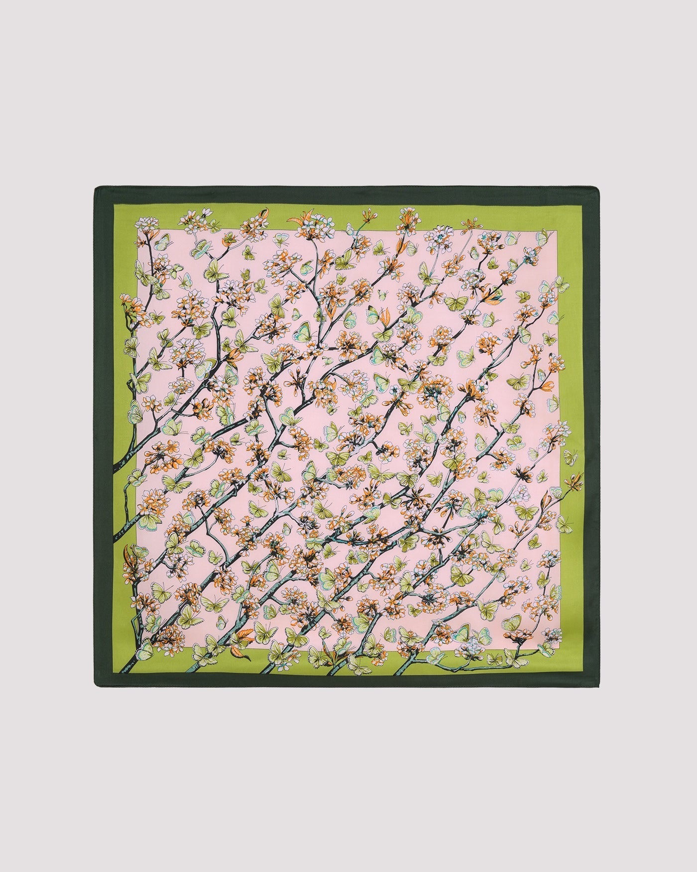 Green Floral Scarve