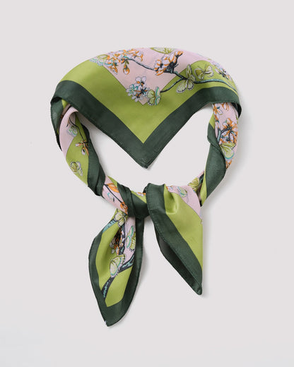 Green Floral Scarve