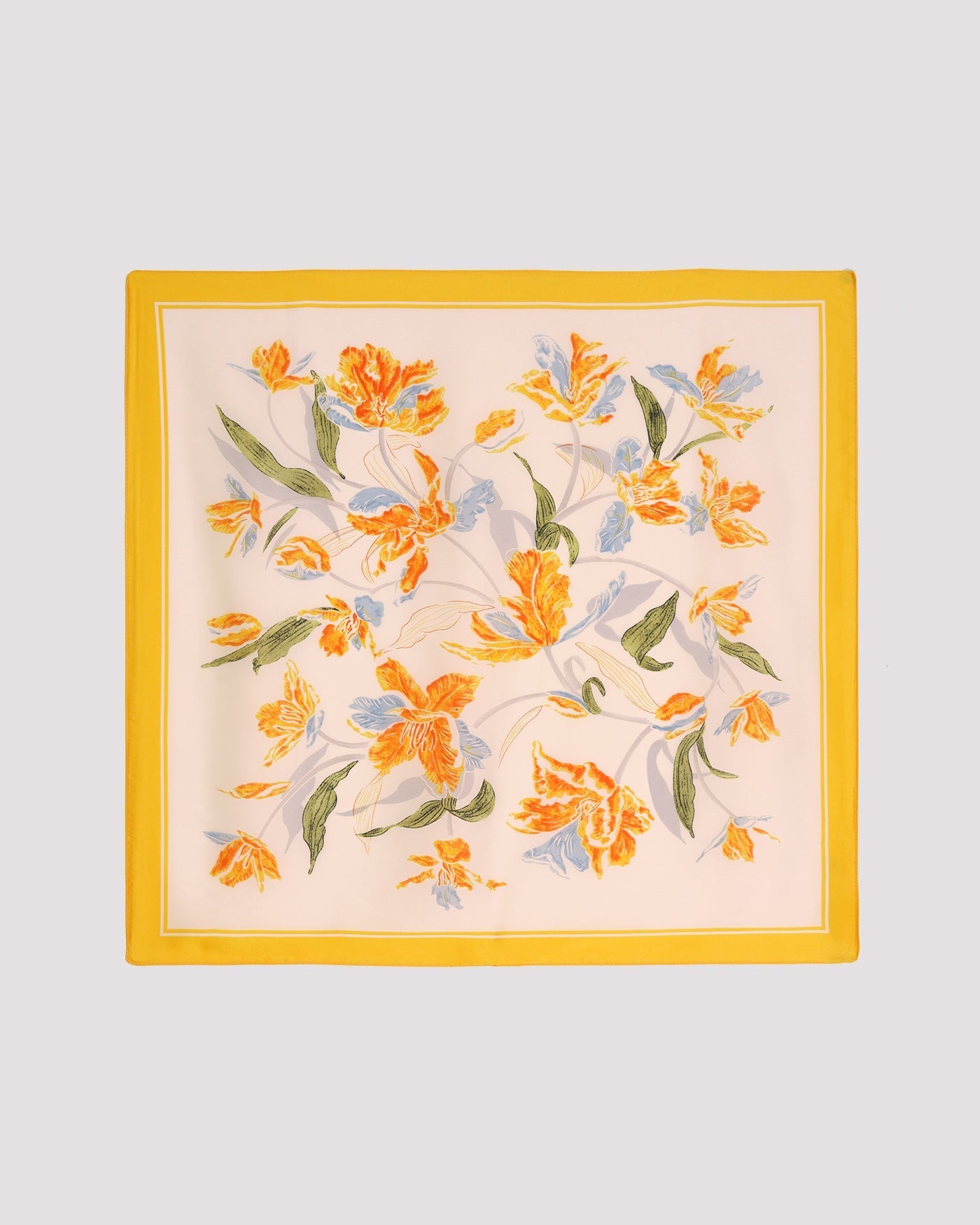 Yellow Floral Scarve