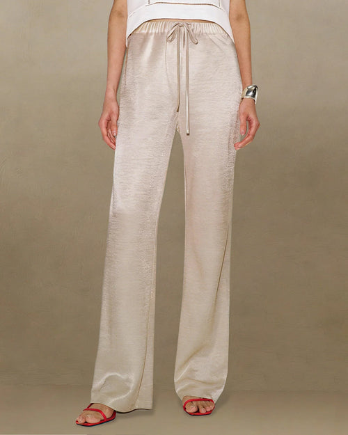 Apricot Pockets Straight Pants