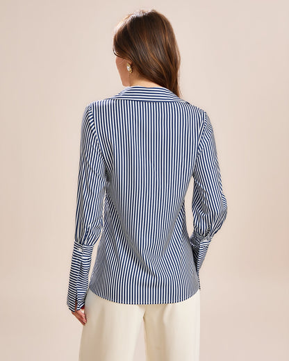 Blue Collar Button Shirt