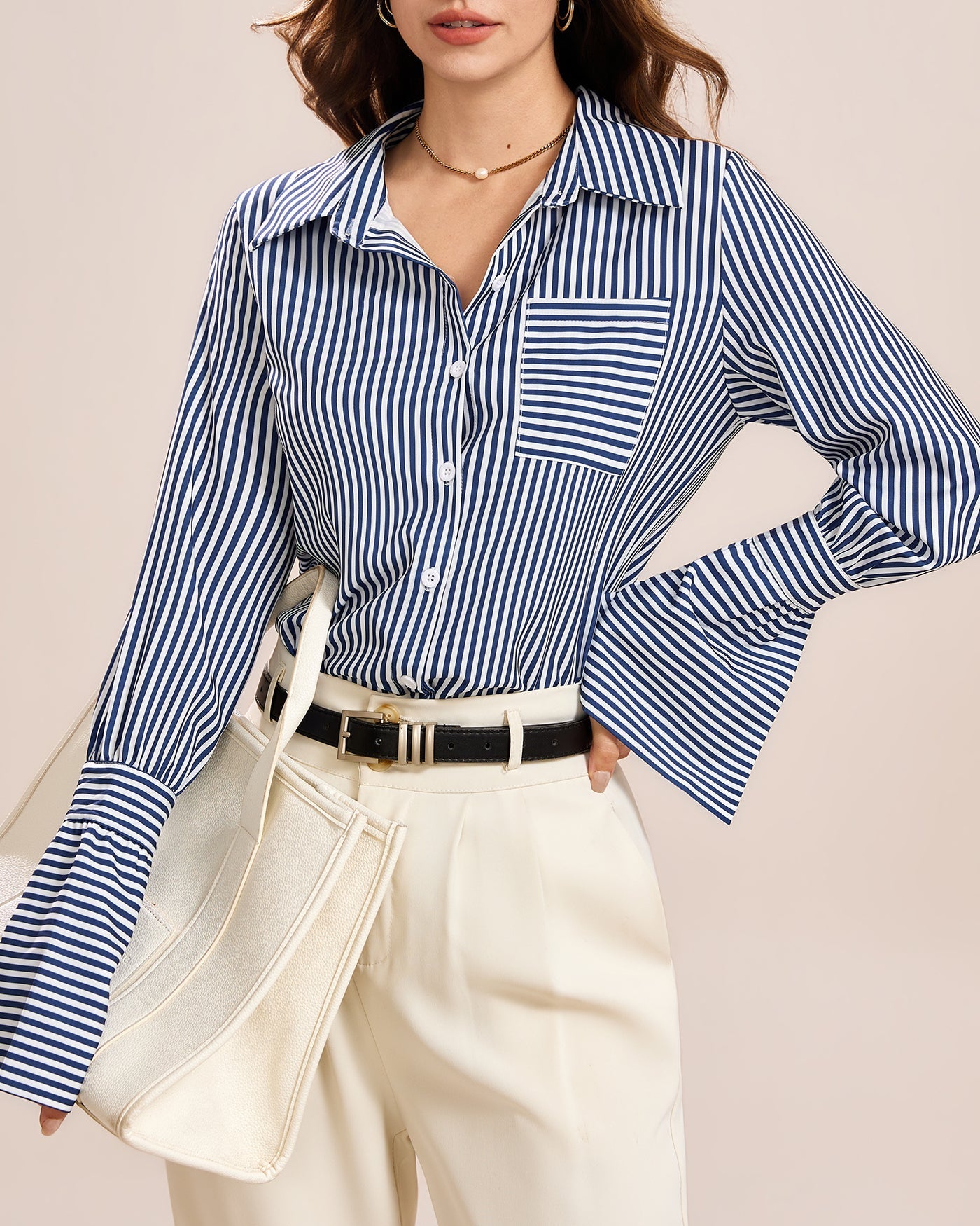 Blue Collar Button Shirt