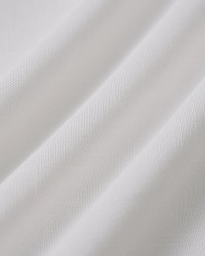 White Midi Flared Skirt