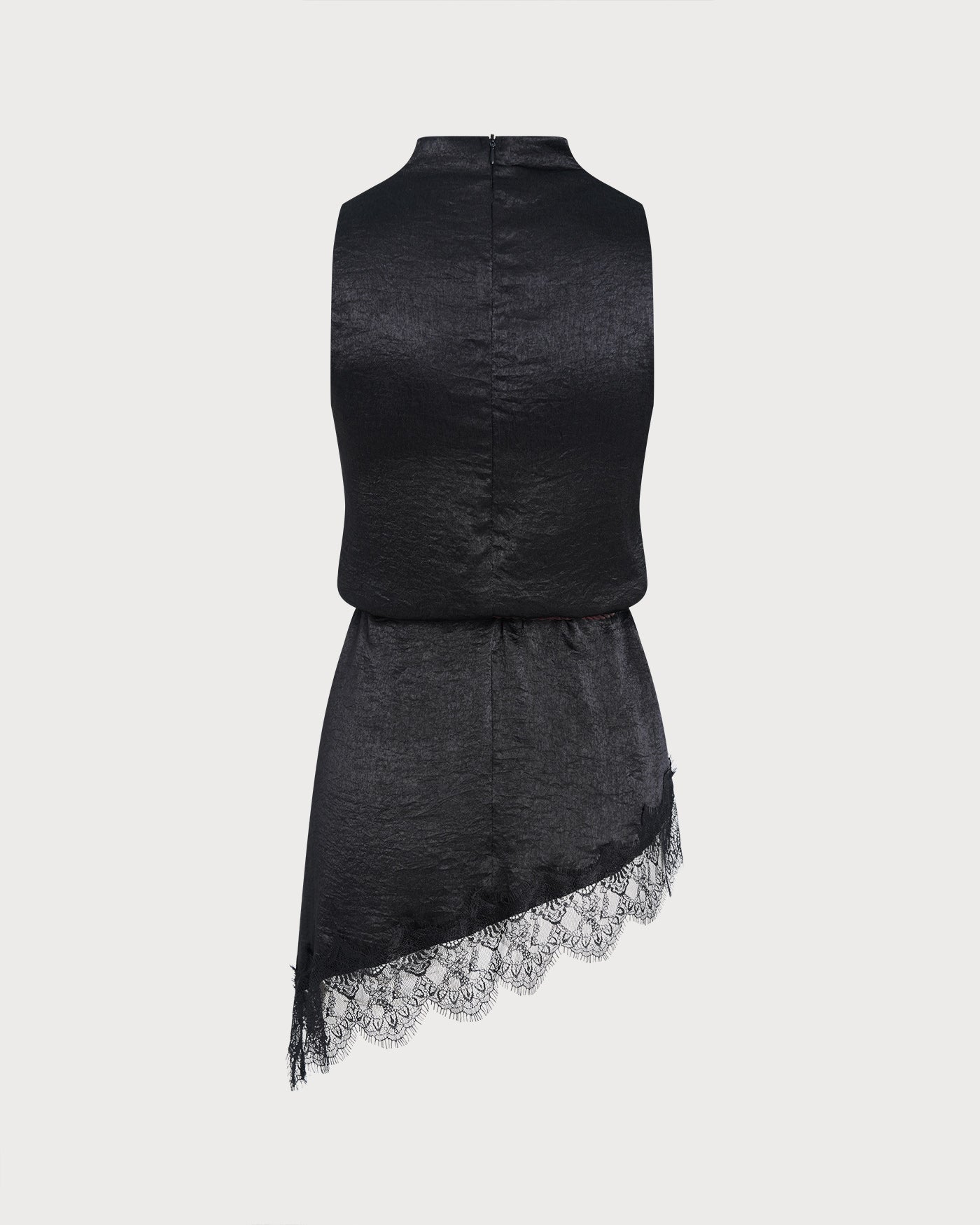 Black Lace Turtle Tank Top