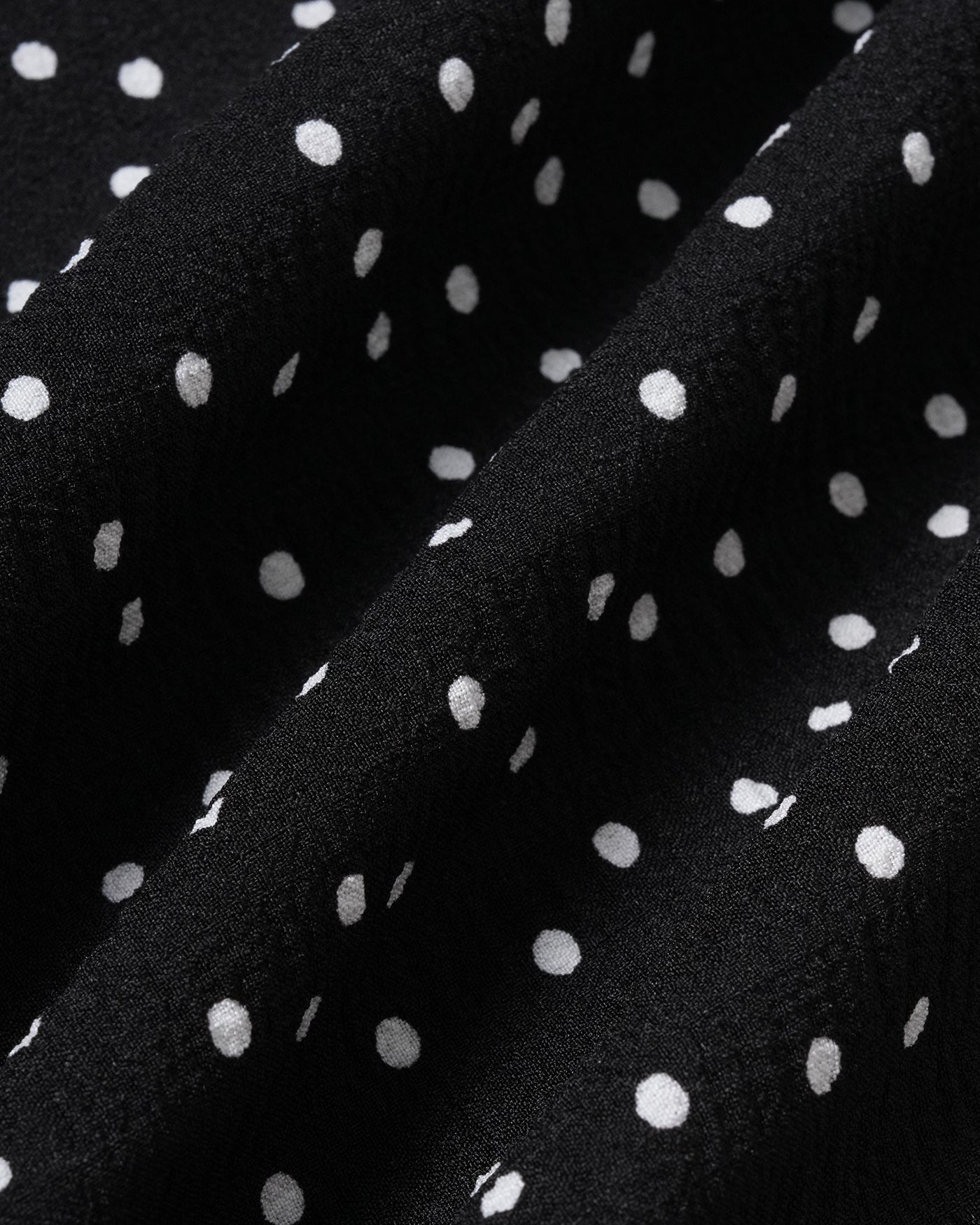 Black Square Neck Polka Dot Tank Top
