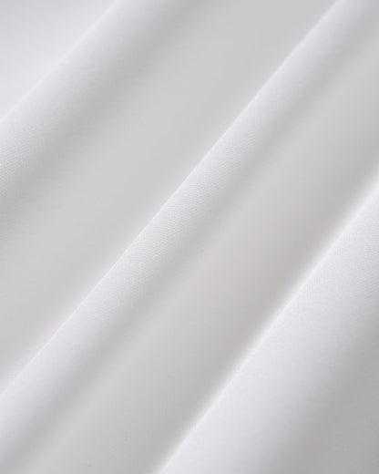 White One Shoulder Tee